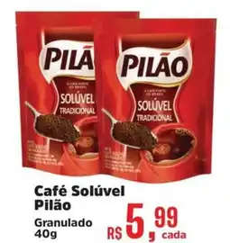 Supermercados Mateus Café Solúvel Pilão Granulado oferta