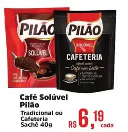 Supermercados Mateus Café Solúvel Pilão oferta