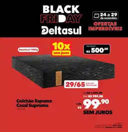 Deltasul Colchão Espuma Casal Supremo oferta