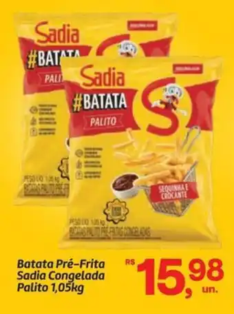 Batata Pré-Frita Sadia Congelada Palito