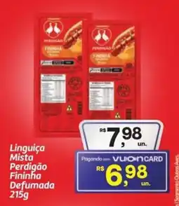 Fort Atacadista Linguiça Mista Perdigão Fininha Defumada oferta
