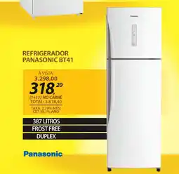 Lojas Cem Refrigerador panasonic bt41 oferta