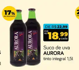 Cometa Supermercados Suco de uva AURORA tinto integral oferta
