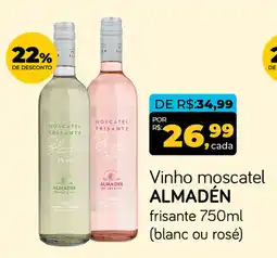 Cometa Supermercados Vinho moscatel ALMADÉN frisante oferta
