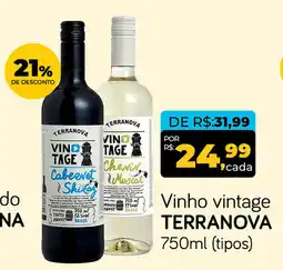 Cometa Supermercados Vinho vintage TERRANOVA oferta