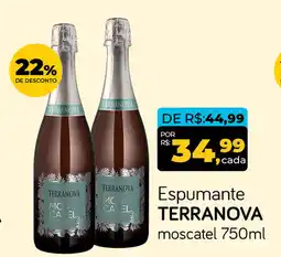 Cometa Supermercados Espumante TERRANOVA moscatel oferta
