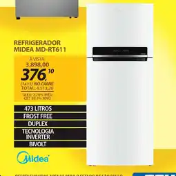 Lojas Cem Refrigerador midea md-rt611 oferta