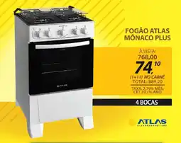 Lojas Cem Fogão atlas mônaco plus oferta