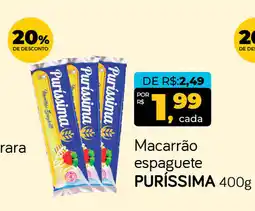 Cometa Supermercados Macarrão espaguete PURÍSSIMA oferta