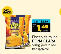 Cometa Supermercados Flocão de milho DONA CLARA oferta