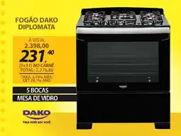 Lojas Cem Fogão dako diplomata oferta