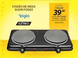 Lojas Cem Fogão de mesa elgin fogo2 oferta