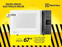 Lojas Cem Micro-ondas electrolux me23b oferta