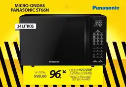 Lojas Cem Micro-ondas panasonic st66n oferta