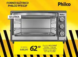 Lojas Cem Forno elétrico philco pfe52p oferta