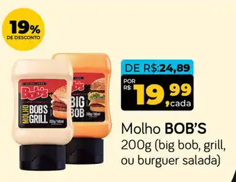 Cometa Supermercados Molho BOB'S oferta