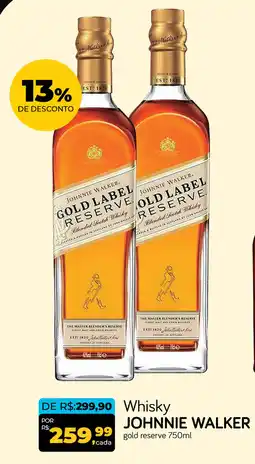 Cometa Supermercados Whisky JOHNNIE WALKER gold reserve oferta