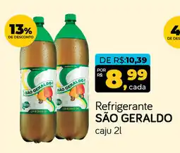 Cometa Supermercados Refrigerante SÃO GERALDO caju oferta