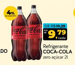 Cometa Supermercados Refrigerante COCA-COLA zero açúcar oferta