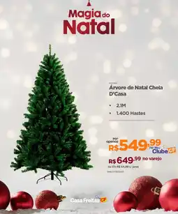 Casa Freitas Árvore de Natal Cheia D'Casa oferta