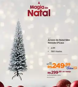 Casa Freitas Árvore de Natal Slim Nevada D'Casa oferta