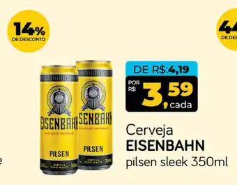 Cometa Supermercados Cerveja EISENBAHN pilsen sleek oferta