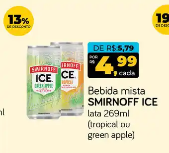 Cometa Supermercados Bebida mista SMIRNOFF ICE lata oferta