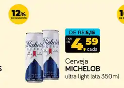 Cometa Supermercados Cerveja MICHELOB ultra light lata oferta