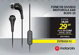 Lojas Cem Fone de ouvido motorola ear buds 2s oferta