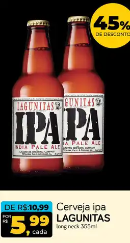 Cometa Supermercados Cerveja ipa LAGUNITAS long neck oferta