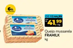 Cometa Supermercados Queijo mussarela FRAMILK oferta
