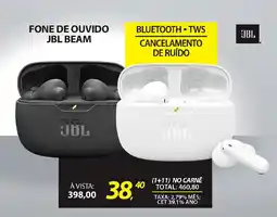 Lojas Cem Fone de ouvido jbl beam oferta