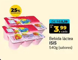 Cometa Supermercados Bebida lactea ISIS oferta