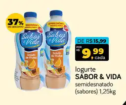 Cometa Supermercados logurte SABOR & VIDA semidesnatado (sabores) oferta