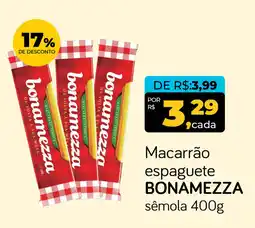 Cometa Supermercados Macarrão espaguete BONAMEZZA sêmola oferta