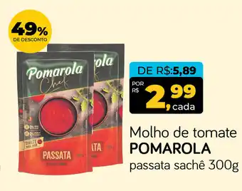 Cometa Supermercados Molho de tomate POMAROLA passata sachê oferta