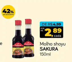 Cometa Supermercados Molho shoyu SAKURA oferta