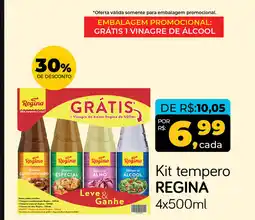 Cometa Supermercados Kit tempero REGINA oferta