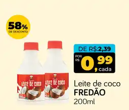 Cometa Supermercados Leite de coco FREDÃO oferta