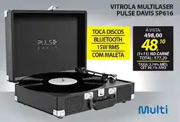 Lojas Cem Vitrola multilaser pulse davis sp616 oferta