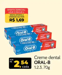 Cometa Supermercados Creme dental ORAL-B 1.2.3 oferta