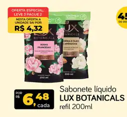 Cometa Supermercados Sabonete líquido LUX BOTANICALS refil oferta
