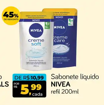 Cometa Supermercados Sabonete líquido NIVEA refil oferta