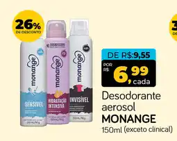 Cometa Supermercados Desodorante aerosol MONANGE oferta