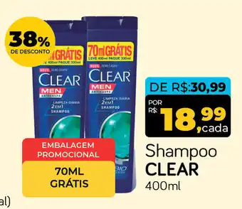 Cometa Supermercados Shampoo CLEAR oferta