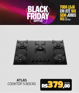 Zema Atlas cooktop 5 bocas oferta