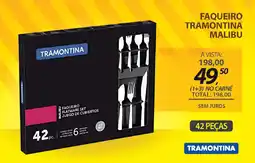 Lojas Cem Faqueiro tramontina malibu oferta