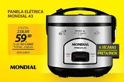 Lojas Cem Panela elétrica mondial 43 oferta