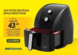 Lojas Cem Air fryer britânia bfr50 redstone oferta