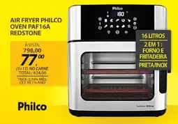 Lojas Cem Air fryer philco oven paf16a redstone oferta
